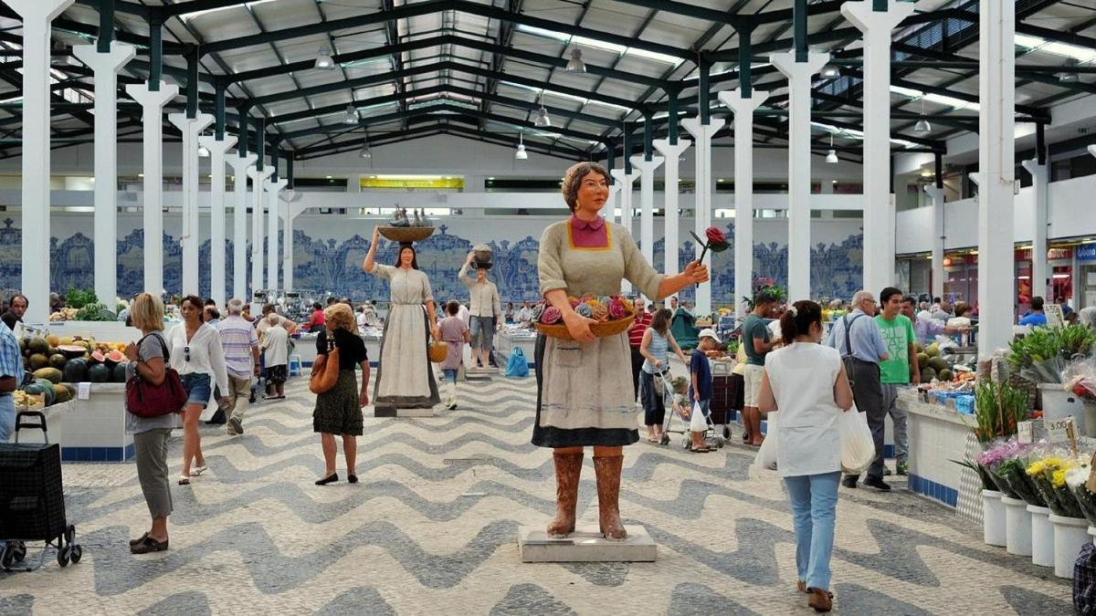 Apartamento Teodósio Setubal Bagian luar foto