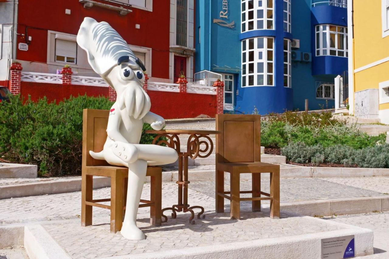 Apartamento Teodósio Setubal Bagian luar foto